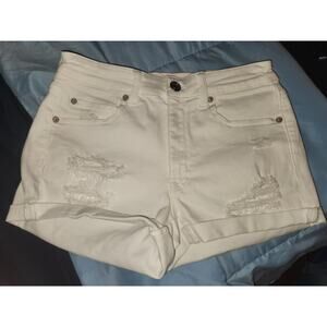 American Eagle outfitters high rise shortie 8 white NwT